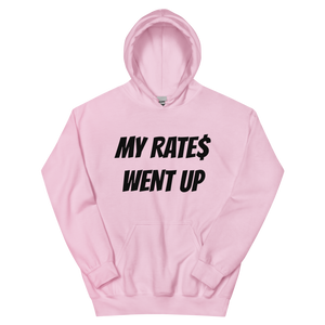 MY RATE$ WENT UP HOODIE - Mens