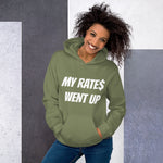 Load image into Gallery viewer, MY RATE$ WENT UP - Unisex Hoodie
