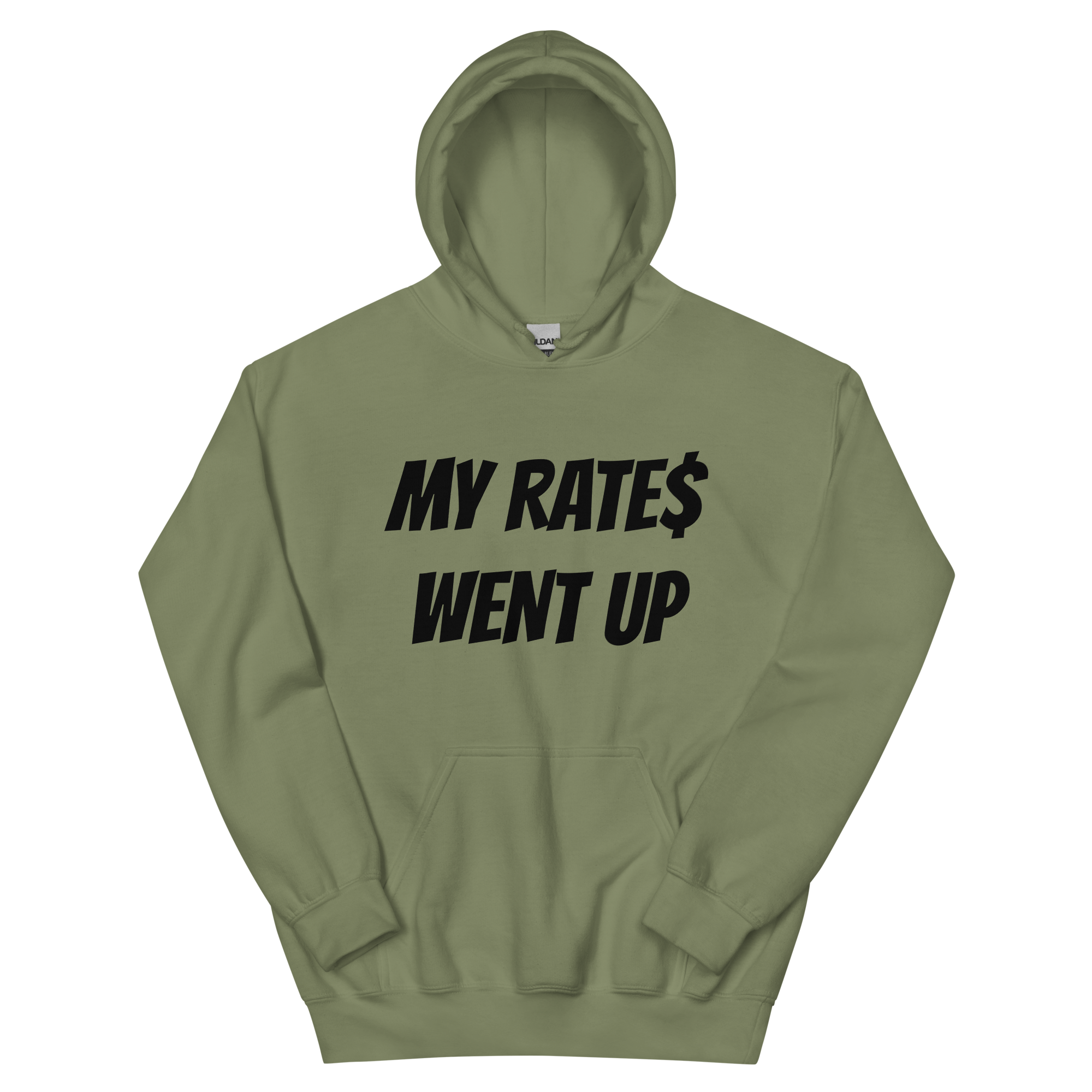 MY RATE$ WENT UP HOODIE - Mens