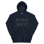 Load image into Gallery viewer, MY RATE$ WENT UP HOODIE - Mens
