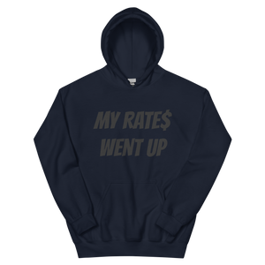 MY RATE$ WENT UP HOODIE - Mens