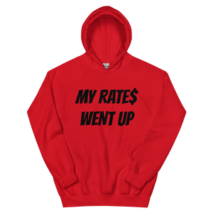 MY RATE$ WENT UP HOODIE - Mens