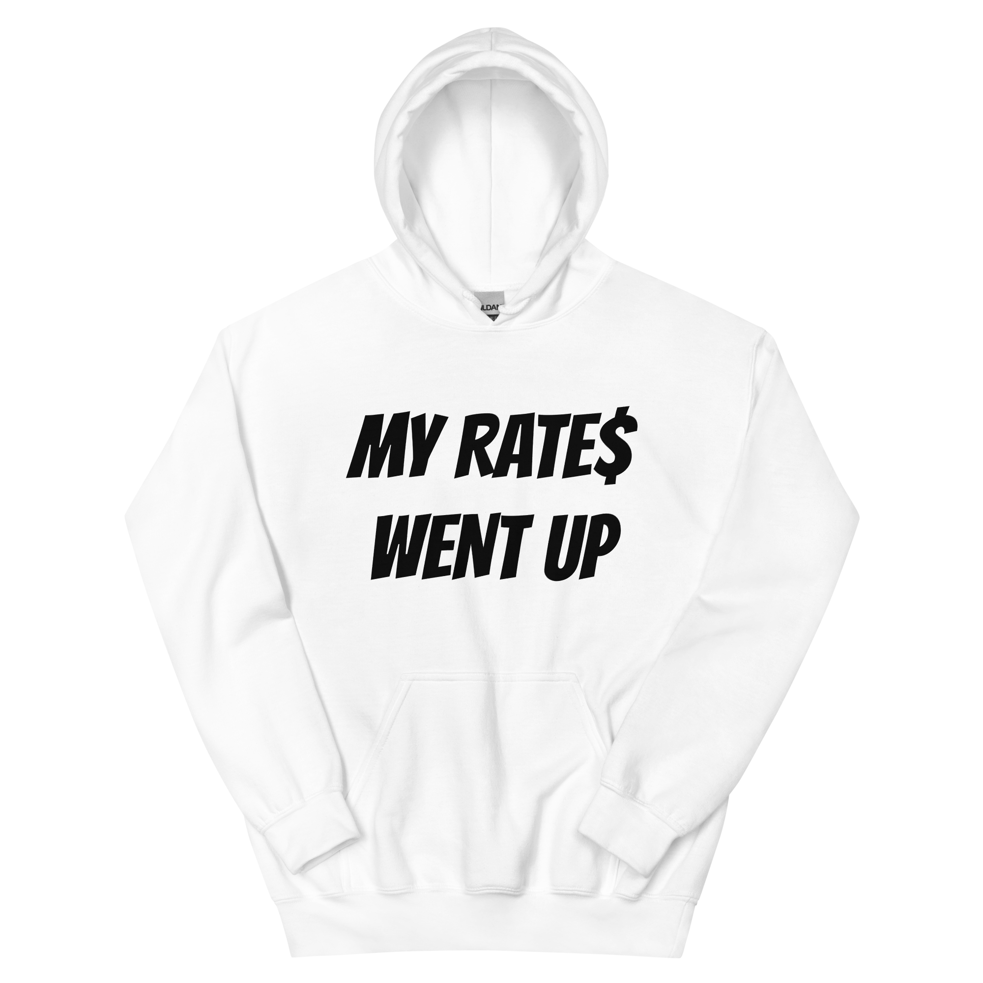 MY RATE$ WENT UP HOODIE - Mens